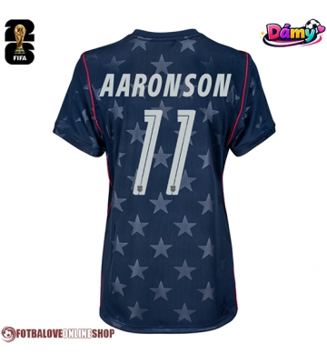 Spojené státy Brenden Aaronson #11 Venkovní Dres pro Dámy MS 2026 Krátkým Rukávem